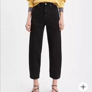 Levis Balloon Jeans Black Size 28